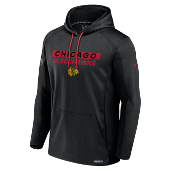 Chicago Blackhawks férfi kapucnis pulóver AP Rink Poly Fleece Pullover Hood