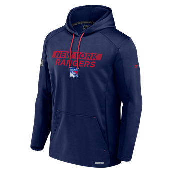 New York Rangers férfi pulóver AP Rink Poly Fleece Pullover Hood