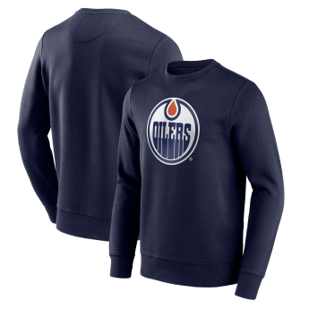 Edmonton Oilers férfi pulóver Primary Logo Graphic Crew Sweatshirt - VALUE