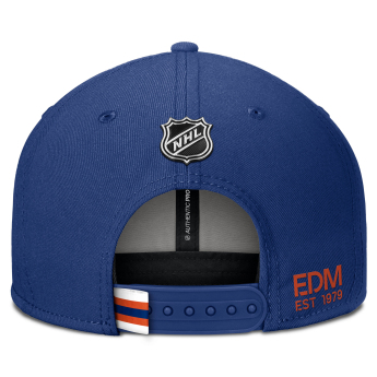 Edmonton Oilers baseball flat sapka AP Rink Prime Structured Mid Crown Adj. Squarevisor Snapback