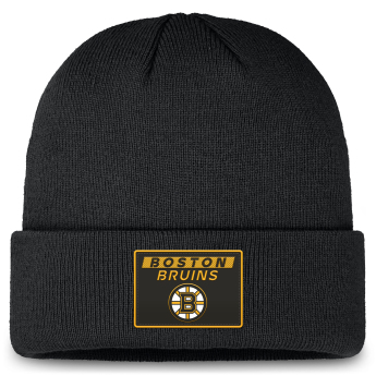 Boston Bruins téli sapka Authentic Pro Rink Prime Cuffed Beanie