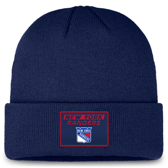 New York Rangers téli sapka Authentic Pro Rink Prime Cuffed Beanie
