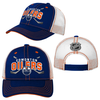 Edmonton Oilers gyerek baseball sapka Lockup Meshback Adjustable