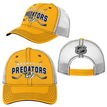 Nashville Predators baseball sapka Lockup Meshback Adjustable