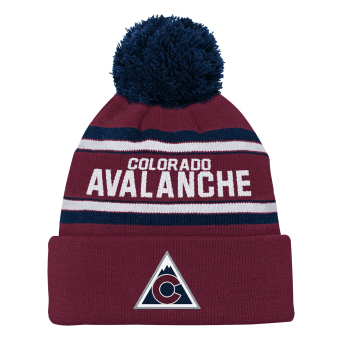 Colorado Avalanche gyerek téli sapka 3Rd Jersey Jacquard Cuff Pom