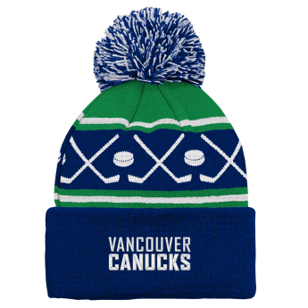 Vancouver Canucks gyerek téli sapka Face-Off Cuff Pom