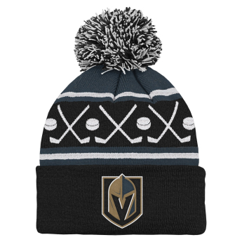 Vegas Golden Knights gyerek téli sapka Face-Off Cuff Pom
