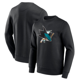 San Jose Sharks férfi pulóver Primary Logo Graphic Crew Sweatshirt - VALUE
