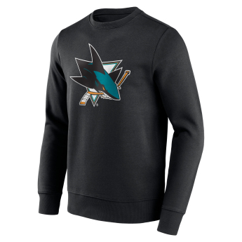 San Jose Sharks férfi pulóver Primary Logo Graphic Crew Sweatshirt - VALUE