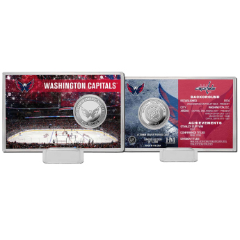 Washington Capitals gyűjtői érmék History Silver Coin Card Limited Edition od 5000