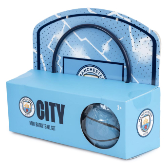 Manchester City mini kosárlabda készlet blue
