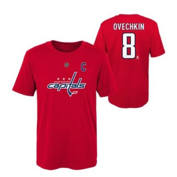 Washington Capitals gyerek póló Alexandr Ovechkin #8 Flat Captains N&N Ctn Tee