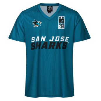 San Jose Sharks férfi póló Soccer Style Jersey