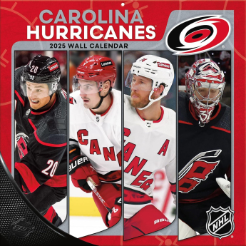 Carolina Hurricanes naptár 2025 Wall Calendar