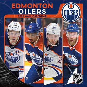 Edmonton Oilers naptár 2025 Wall Calendar