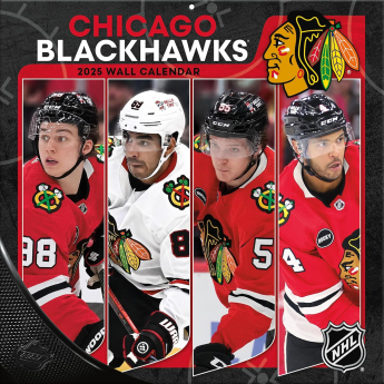 Chicago Blackhawks naptár 2025 Wall Calendar