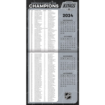 Los Angeles Kings naptár 2025 Wall Calendar