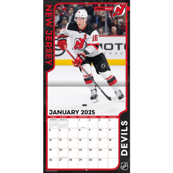 New Jersey Devils naptár 2025 Wall Calendar