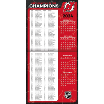 New Jersey Devils naptár 2025 Wall Calendar
