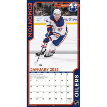 NHL termékek naptár Elite 2025 Wall Calendar