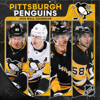 Pittsburgh Penguins naptár 2025 Wall Calendar