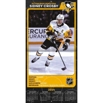Pittsburgh Penguins naptár Sidney Crosby #87 2025 Wall Calendar