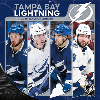 Tampa Bay Lightning naptár 2025 Wall Calendar