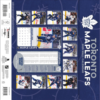 Toronto Maple Leafs naptár 2025 Wall Calendar