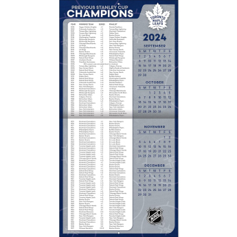 Toronto Maple Leafs naptár 2025 Wall Calendar