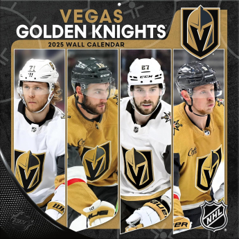 Vegas Golden Knights naptár 2025 Wall Calendar