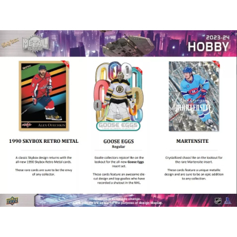NHL dobozok NHL hokikártyák 2023-24  Upper Deck Skybox Metal Universe Hobby Box