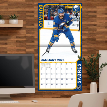 Buffalo Sabres naptár 2025 Wall Calendar