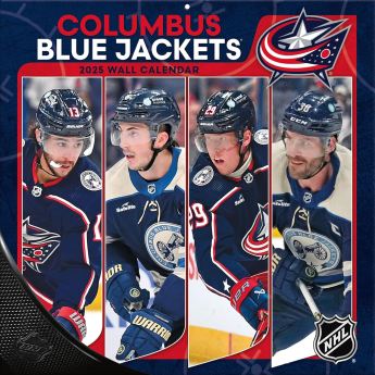 Columbus Blue Jackets naptár 2025 Wall Calendar