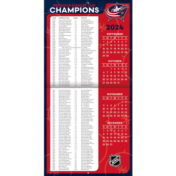 Columbus Blue Jackets naptár 2025 Wall Calendar