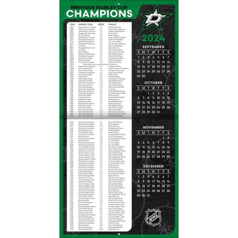 Dallas Stars naptár 2025 Wall Calendar