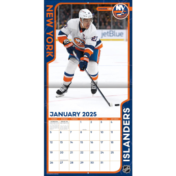 New York Islanders naptár 2025 Wall Calendar
