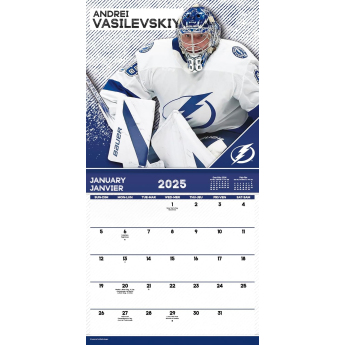 NHL termékek naptár Stoppers 2025 Wall Calendar