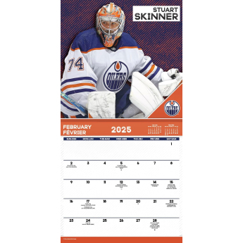 NHL termékek naptár Stoppers 2025 Wall Calendar