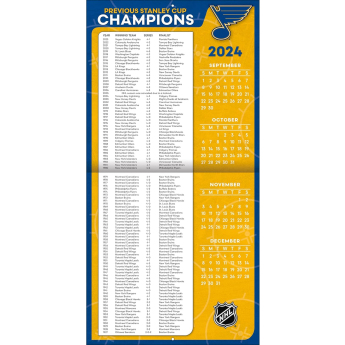 St. Louis Blues naptár 2025 Wall Calendar