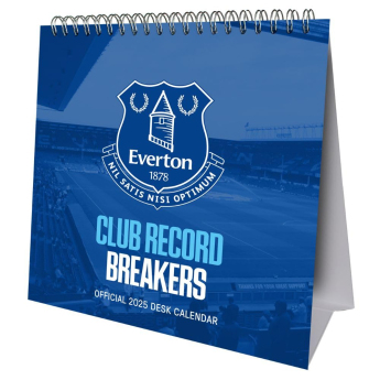 FC Everton asztali naptár 2025