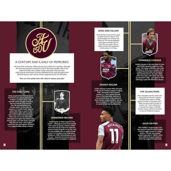Aston Villa könyv évkönyv 2025