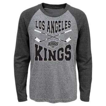 Los Angeles Kings gyerek hosszú ujjú póló Cross Stick Ls Triblend Raglan
