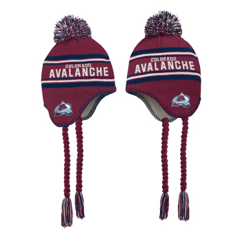 Colorado Avalanche gyerek téli sapka Jacquard Tassel Knit With Pom