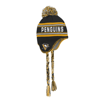 Pittsburgh Penguins gyerek téli sapka Jacquard Tassel Knit With Pom
