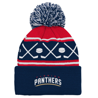 Florida Panthers gyerek téli sapka Face-Off Cuff Pom