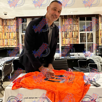 Legendák bekeretezett mez Netherlands Gullit 1994 Signed Shirt (Framed)