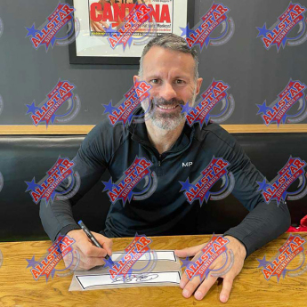 Legendák futball mez Manchester United FC 2021-2022 Giggs Signed Shirt