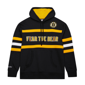 Boston Bruins férfi kapucnis pulóver Head Coach Hoodie Current Logo