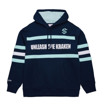 Seattle Kraken férfi kapucnis pulóver Head Coach Hoodie Current Logo