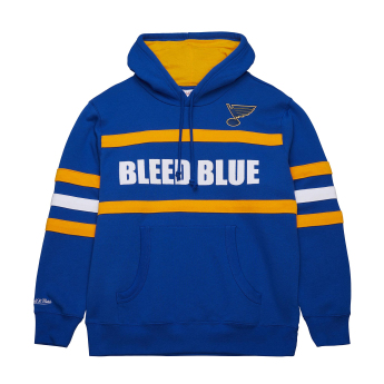 St. Louis Blues férfi kapucnis pulóver Head Coach Hoodie Current Logo